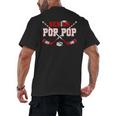 Hockey Senior Pop Pop Graduation Class Of 2026 Kids Men's Back Print T-Shirt