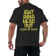 Ight Imma Head Out Class Of 2020 Graduation Meme Men's Back Print T-Shirt