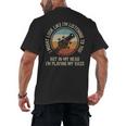 Introvert Bass Guitarist Musician Playing Bass Guitar Men's Back Print T-Shirt Introvert Bass Guitarist Musician Playing Bass Guitar Men's Back Print T-Shirt