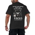 Introvert Cat Coffee Sarcastic Dark Humor Focus Meme Graphic Men's Back Print T-Shirt Introvert Cat Coffee Sarcastic Dark Humor Focus Meme Graphic Men's Back Print T-Shirt