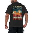 Introvert Fox Animal Lover Saying Loner Antisocial Men's Back Print T-Shirt