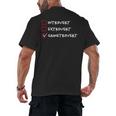 Introvert Gamer Gametrovert Video Game Lover 2025 Men's Back Print T-Shirt Introvert Gamer Gametrovert Video Game Lover 2025 Men's Back Print T-Shirt