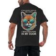 Introvert Joke For Introversion Personality Pity Party Men's Back Print T-Shirt Introvert Joke For Introversion Personality Pity Party Men's Back Print T-Shirt