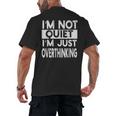 Introvert Quote Men's Back Print T-Shirt