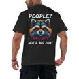 Introvert Raccoon Sarcasm Anti Social Men's Back Print T-Shirt Introvert Raccoon Sarcasm Anti Social Men's Back Print T-Shirt