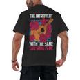 Introvert Singers Singing Sad Song Classical Music Lovers Men's Back Print T-Shirt Introvert Singers Singing Sad Song Classical Music Lovers Men's Back Print T-Shirt