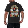 Introvert But Willing To Shape Your Behavior Men's Back Print T-Shirt