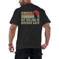 Introverted But Willing To Discuss Cats Kitten Pet Lover Men's Back Print T-Shirt Introverted But Willing To Discuss Cats Kitten Pet Lover Men's Back Print T-Shirt