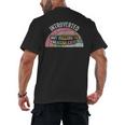 Introverted But Willing To Discuss Cats Rainbow Men's Back Print T-Shirt Introverted But Willing To Discuss Cats Rainbow Men's Back Print T-Shirt