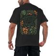 Introverted But Willing To Discuss Plants Botanical Men's Back Print T-Shirt Introverted But Willing To Discuss Plants Botanical Men's Back Print T-Shirt