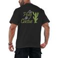 Introverts Sassy Saying Sassy Quote No Hugs Go Hug Cactus Men's Back Print T-Shirt Introverts Sassy Saying Sassy Quote No Hugs Go Hug Cactus Men's Back Print T-Shirt