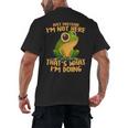 Introverts Thats What Im Doing Just Pretends Men's Back Print T-Shirt
