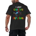 I Just Crushed Preschool Monster Graduation Men's Back Print T-Shirt