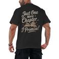 Just One More Chapter Reading Book Lover Bibliophile Men's Back Print T-Shirt Just One More Chapter Reading Book Lover Bibliophile Men's Back Print T-Shirt