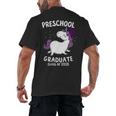 Kids Class Of 2018 Unicorn Preschool Graduation For Girls Men's Back Print T-Shirt