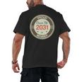 Kids Class Of 2031 Shirt Back To School Future Graduation Men's Back Print T-Shirt