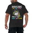 Kids Daycare Graduation Unicorn Last Day Of School Kids Men's Back Print T-Shirt