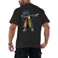 Kids HBCU Boys Grad Dabbing Graduation Men's Back Print T-Shirt