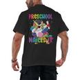 Kids Preschool Graduate Unicorn Nailed It Preschool Graduation Men's Back Print T-Shirt