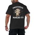 Kids Kids Preschool Nailed It Sloth Graduation Men's Back Print T-Shirt