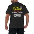 Kids Second Grade Graduation Video Game Shirt Men's Back Print T-Shirt