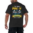 Kids So Long Pre-K Graduation 2025 School Kindergarten Here Come Men's Back Print T-Shirt