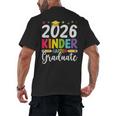 Kindergarten Graduate 2026 Preschool Graduation Kid Boy Girl Men's Back Print T-Shirt