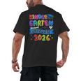 Kindergarten Graduate Kindergarten Class Of 2026 Graduation Men's Back Print T-Shirt