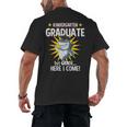 Kindergarten Graduation Shirts 2019 Shark Grad Toddler Men's Back Print T-Shirt