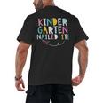 KINDERGARTEN Graduation TShirt 2018 Last Day Of School Men's Back Print T-Shirt