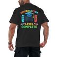 Kindergarten Level Complete Graduation Class 2025 Gamer Boys Men's Back Print T-Shirt