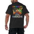 Kindergarten Level Complete Last Day Of School Graduation Men's Back Print T-Shirt