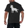 Labrador Retriever Graduation Dog Graduate For Men Women Kids Men's Back Print T-Shirt