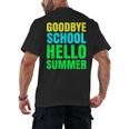 Last Day Of School Shirt Teacher Tee Graduation Men's Back Print T-Shirt