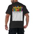 Last Day Of School Sign My Shirt Autograph Graduation Men's Back Print T-Shirt