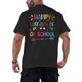 Last Day Of School Tie Dye School Graduation Summer Teacher Men's Back Print T-Shirt