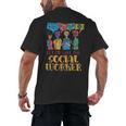 Let Me Call The Social Worker Job Graduation Work Men's Back Print T-Shirt
