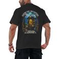 Library Where The Adventure Begins Book Reading Quote Men's Back Print T-Shirt