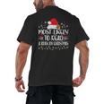 Most Likely To Read A Book On Christmas Family Matching Men's Back Print T-Shirt