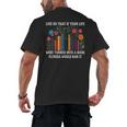 Live So That If Your Life Was A Book Florida Would Ban It Men's Back Print T-Shirt Live So That If Your Life Was A Book Florida Would Ban It Men's Back Print T-Shirt