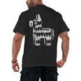 Lone Vibes Celebration Individualistic Introvert Party Men's Back Print T-Shirt Lone Vibes Celebration Individualistic Introvert Party Men's Back Print T-Shirt