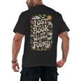 LOST IN A BOOK And I DONT WANNA BE FOUND Men's Back Print T-Shirt