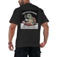I Love Turtles Sea I Have Selective Hearing Coffee And Book Men's Back Print T-Shirt