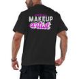 Makeup Artist Beauty Cosmetologist Graduation T-Shirt Men's Back Print T-Shirt