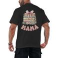 Mama Book First Chapter Birthday Family Matching Party Men's Back Print T-Shirt