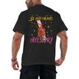 By Any Means Necessary Graduation HBCU Educated Girl Men's Back Print T-Shirt