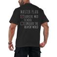 Med School Student Future Doctor Graduation Men's Back Print T-Shirt