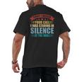 I Missed Your Call i Was Staring In Silence Introvert Men's Back Print T-Shirt I Missed Your Call i Was Staring In Silence Introvert Men's Back Print T-Shirt