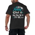My Mommy Did It Tee Graduation Graduated Mom Proud Children Men's Back Print T-Shirt