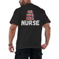 MsMrs Miss NURSE Nursing Graduation Men's Back Print T-Shirt
